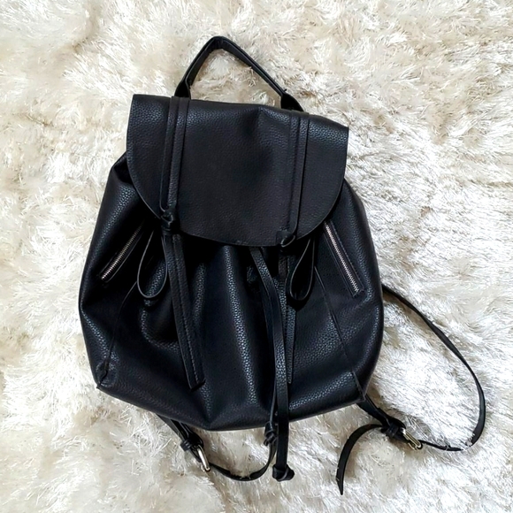 Zara Back to Basics Black Backpack